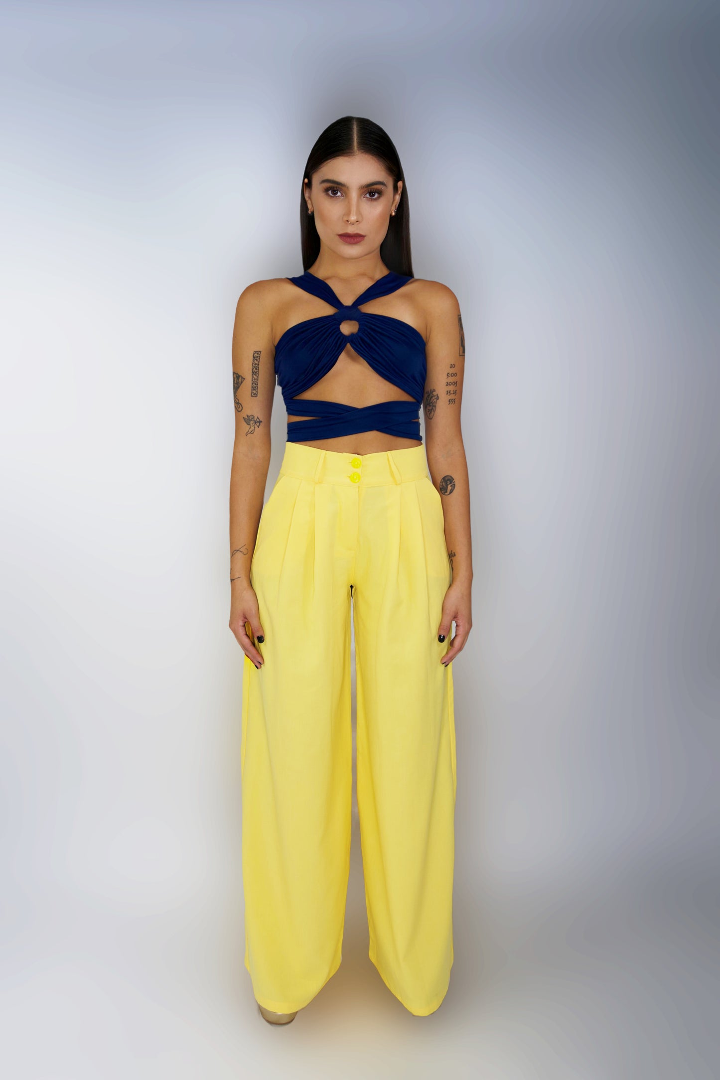 VELVEL JAZMINE CROP-TOP