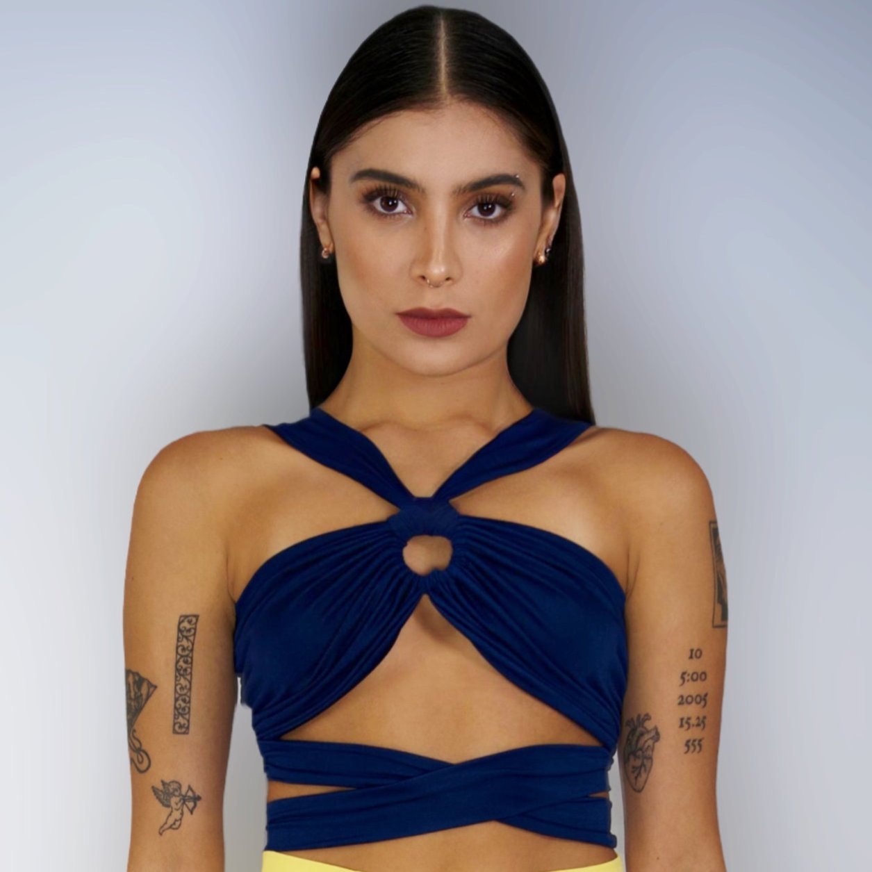 VELVEL JAZMINE CROP-TOP